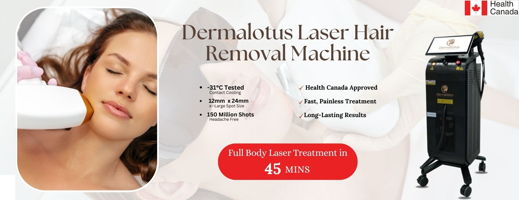 Dermalotus laser hair removal machine